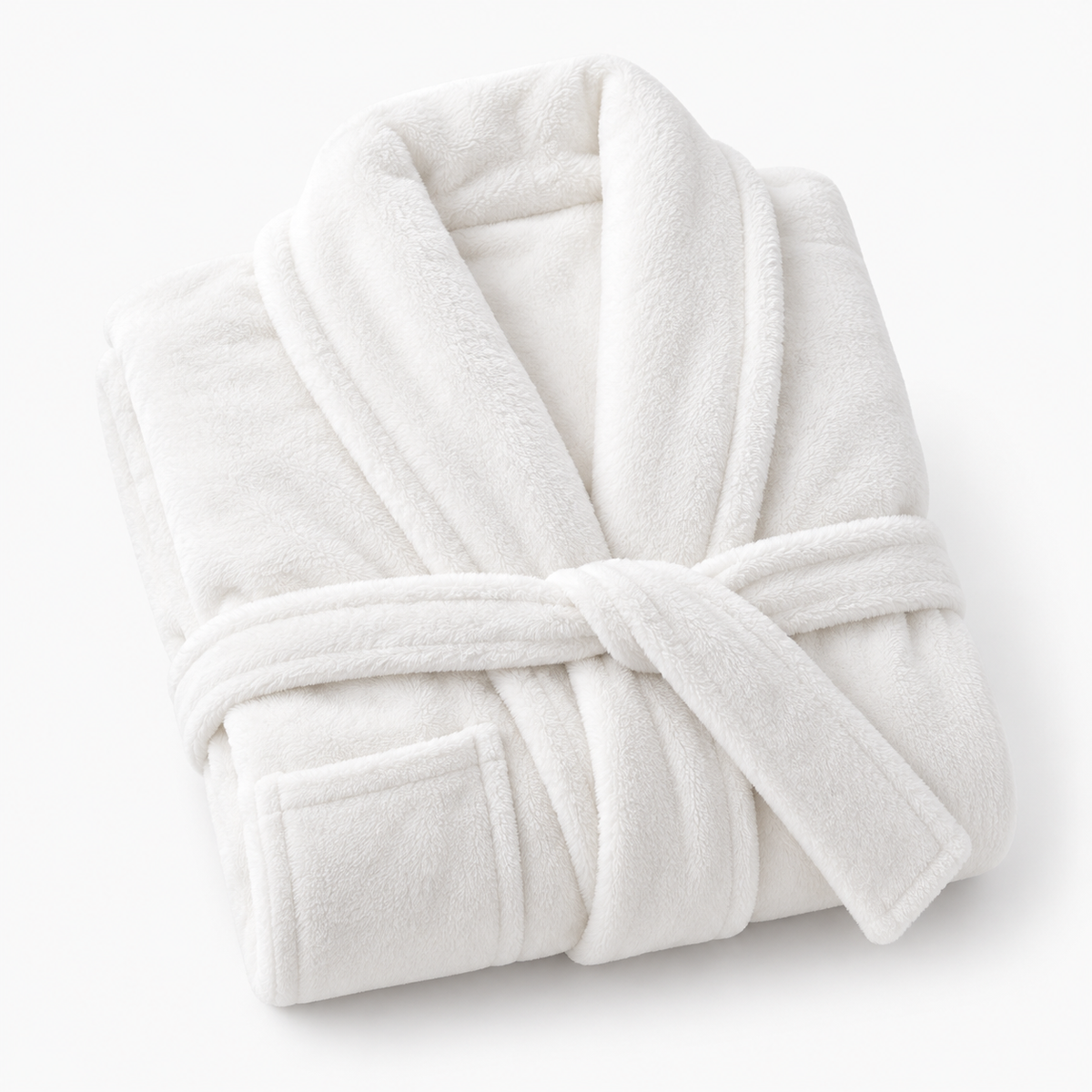 Peignoir doux offert en cadeau de Noël pour une femme