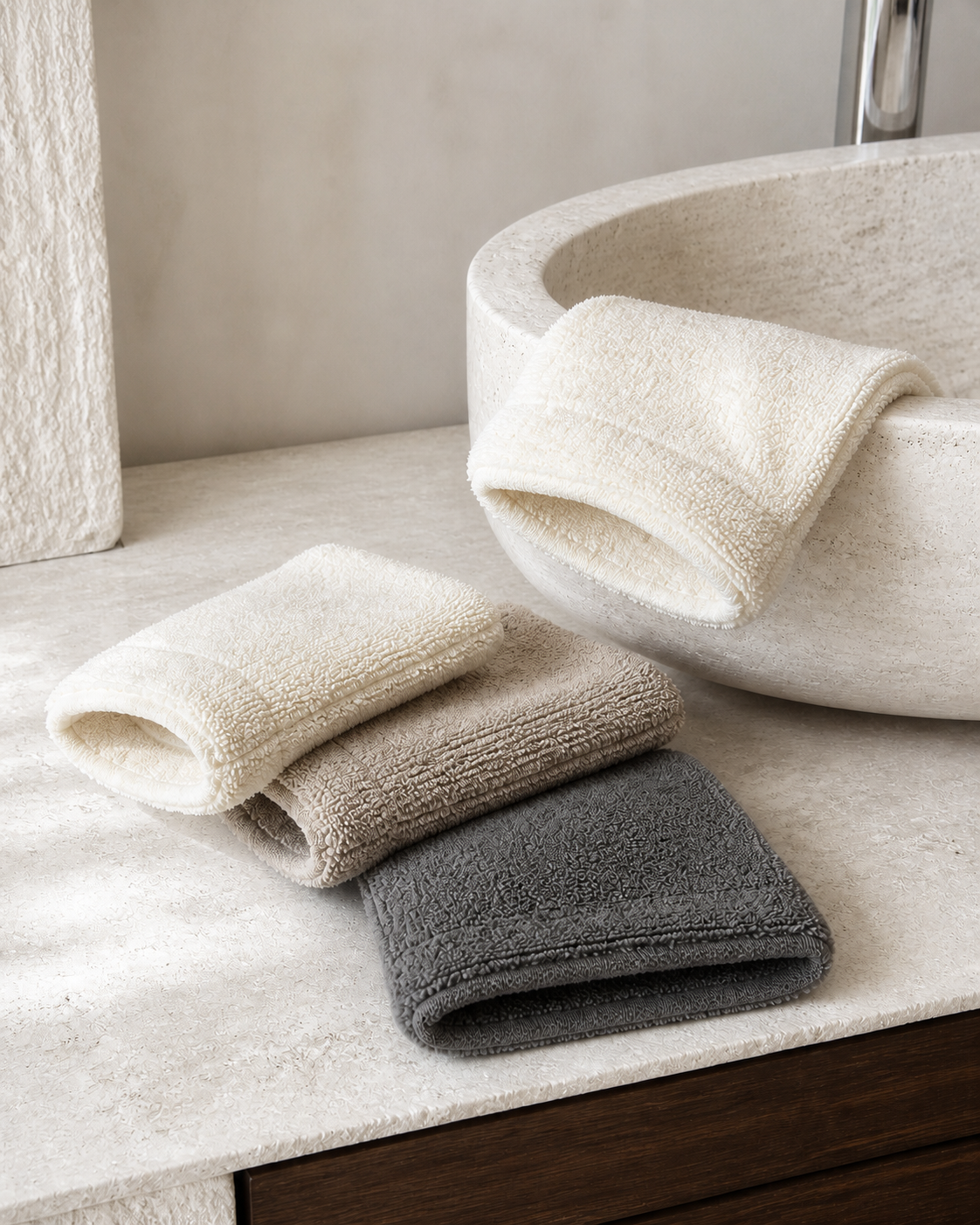 Gants de toilette