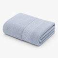 Serviette pour les mains à bande géométrique tissée