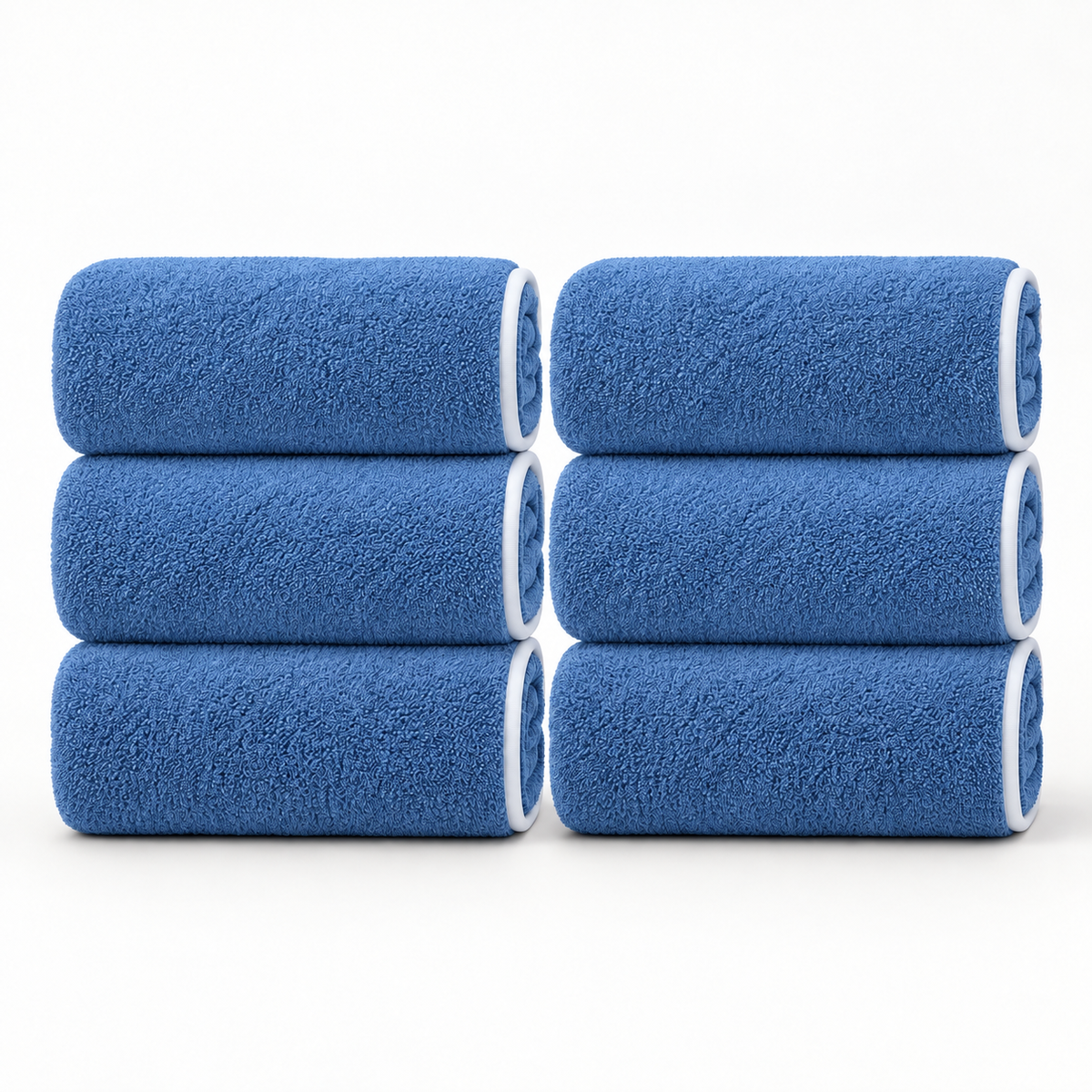 Set de 6 serviettes douces et absorbantes