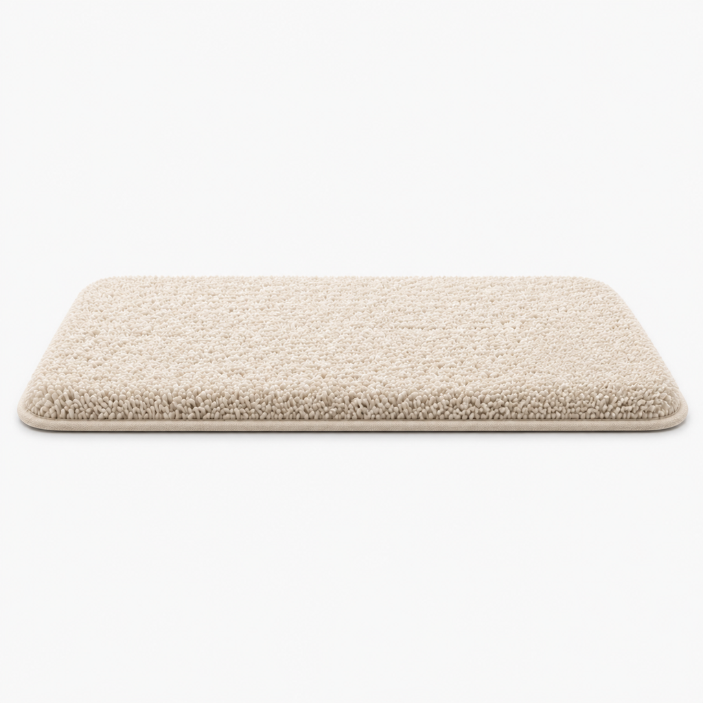Tapis de bain épais et texturé