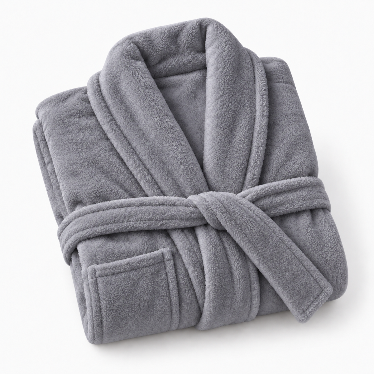 Peignoir long en polaire douce
