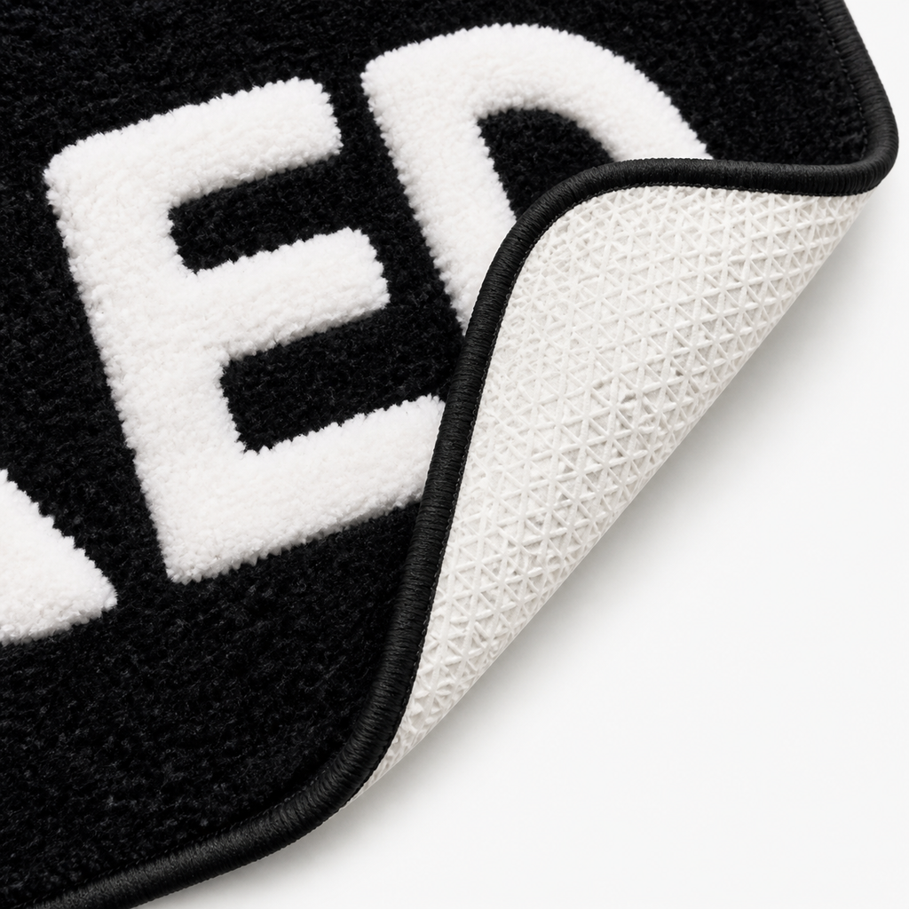 Tapis de bain graphique "Get Naked"