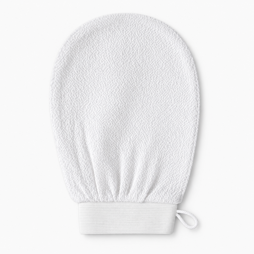 Gant exfoliant en fibres de viscose