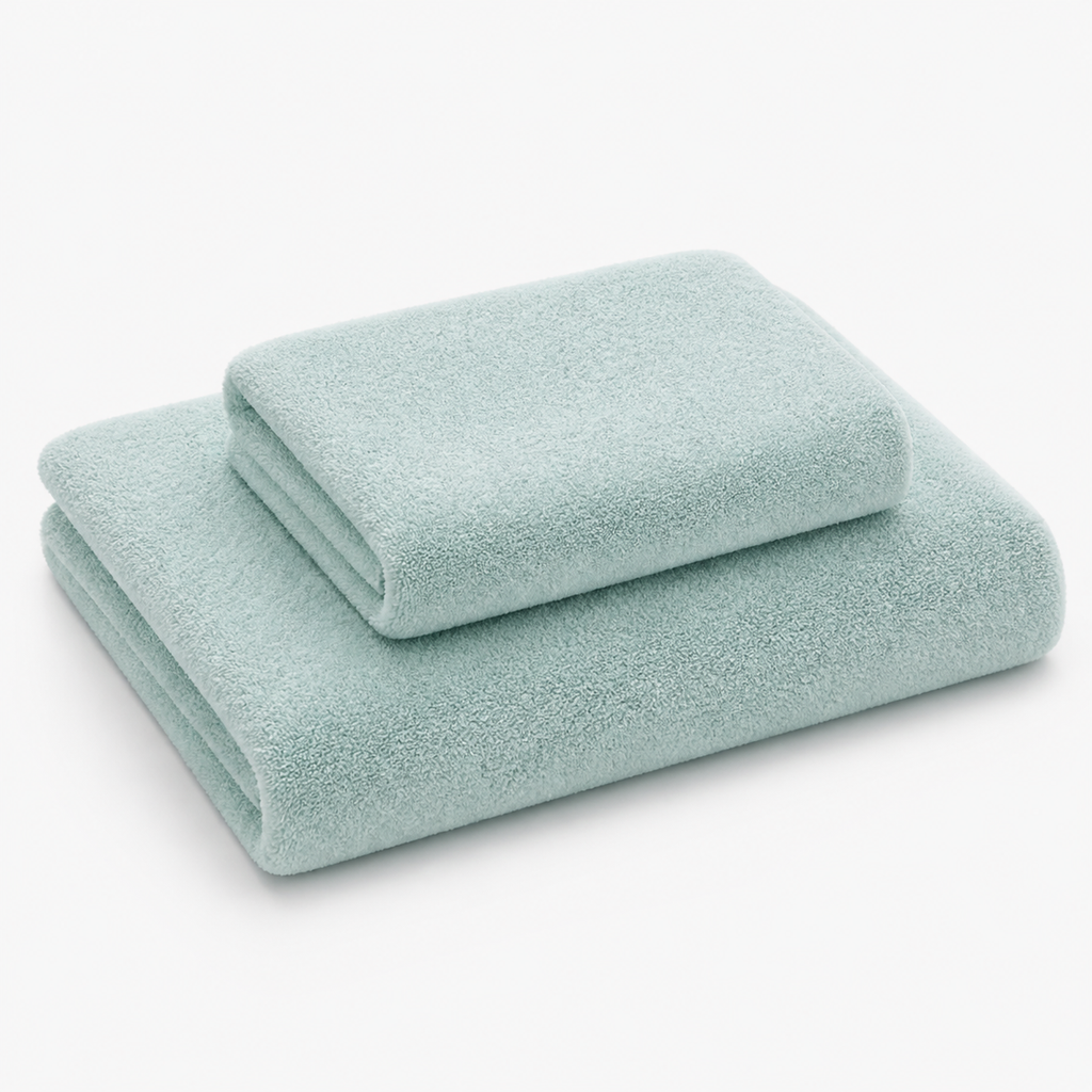 Duo de serviettes veloutées