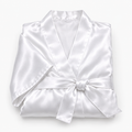 Peignoir kimono en satin soyeux