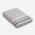 Serviette pour les mains à liserés contrastés
