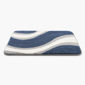 Tapis de bain à motif ondulé
