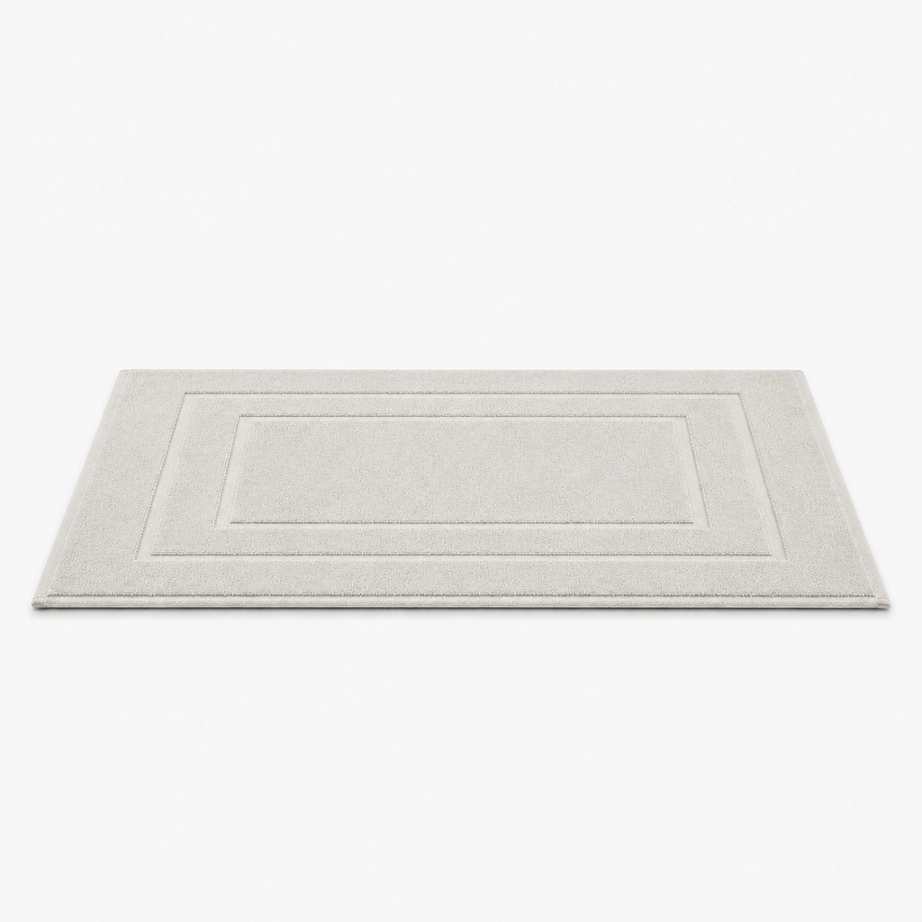 Tapis de bain à cadres concentriques