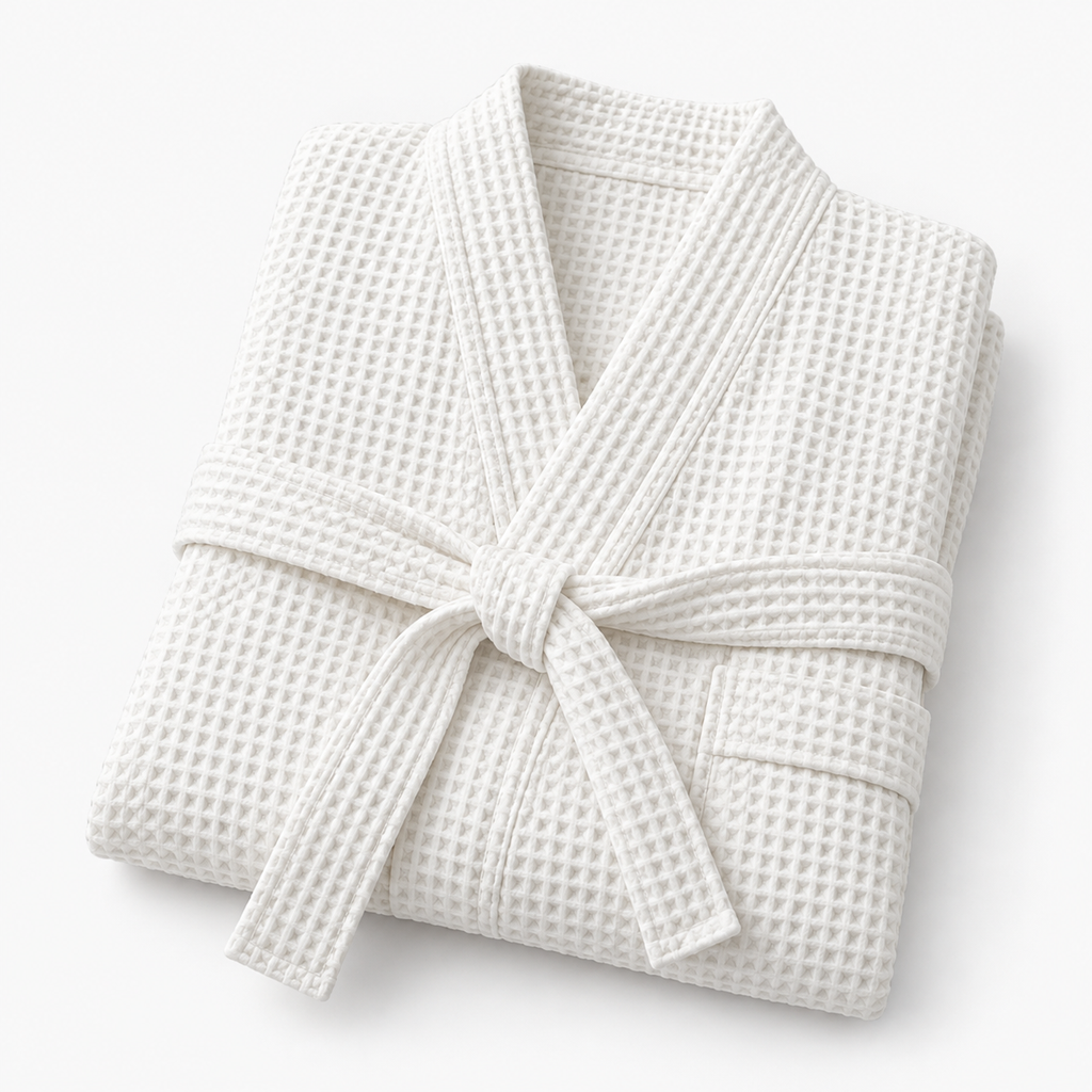 Peignoir gaufré inspiration spa