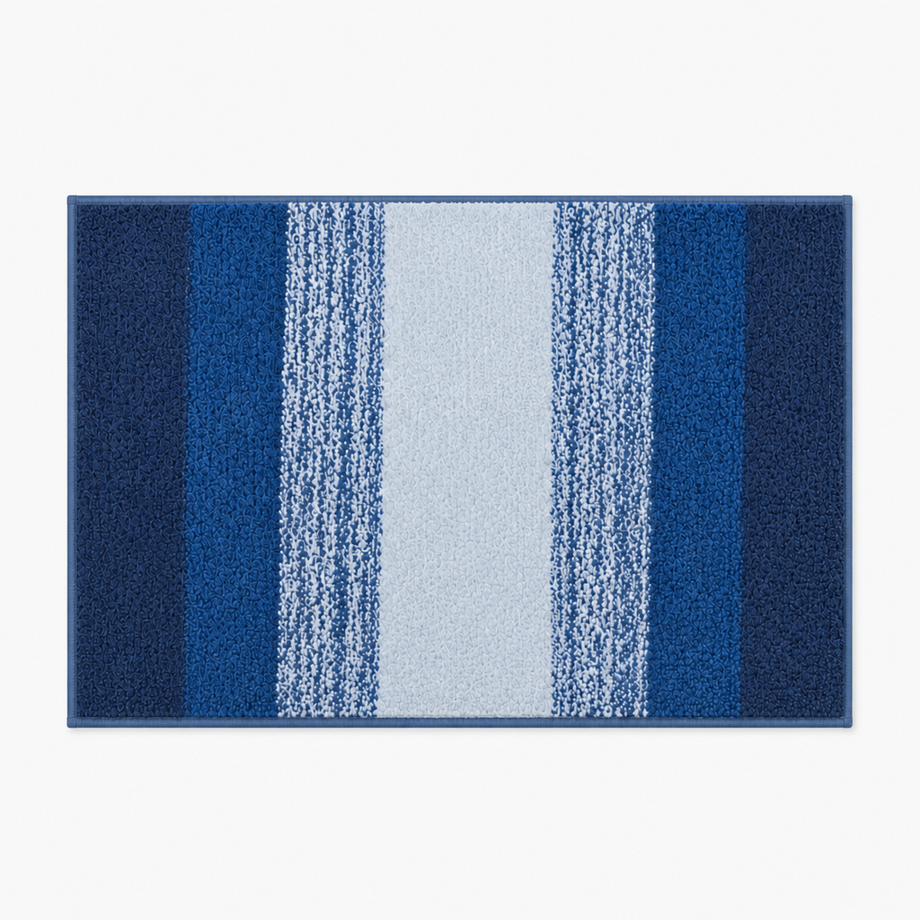 Tapis de bain à bandes dégradées