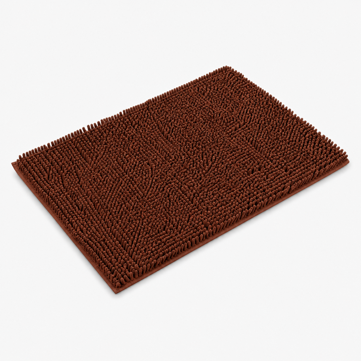 Tapis de bain en chenille moelleuse
