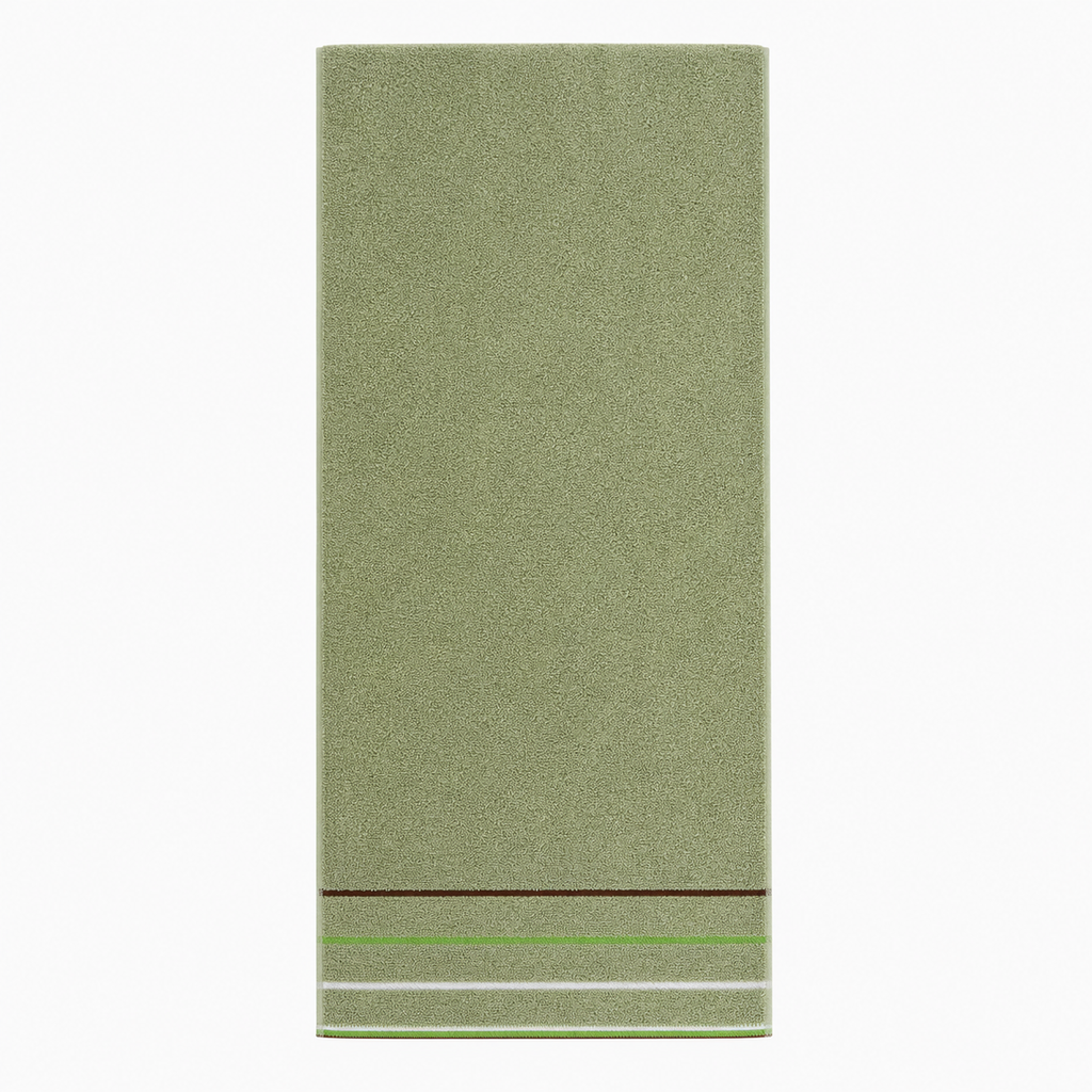 Serviette pour les mains à fines rayures