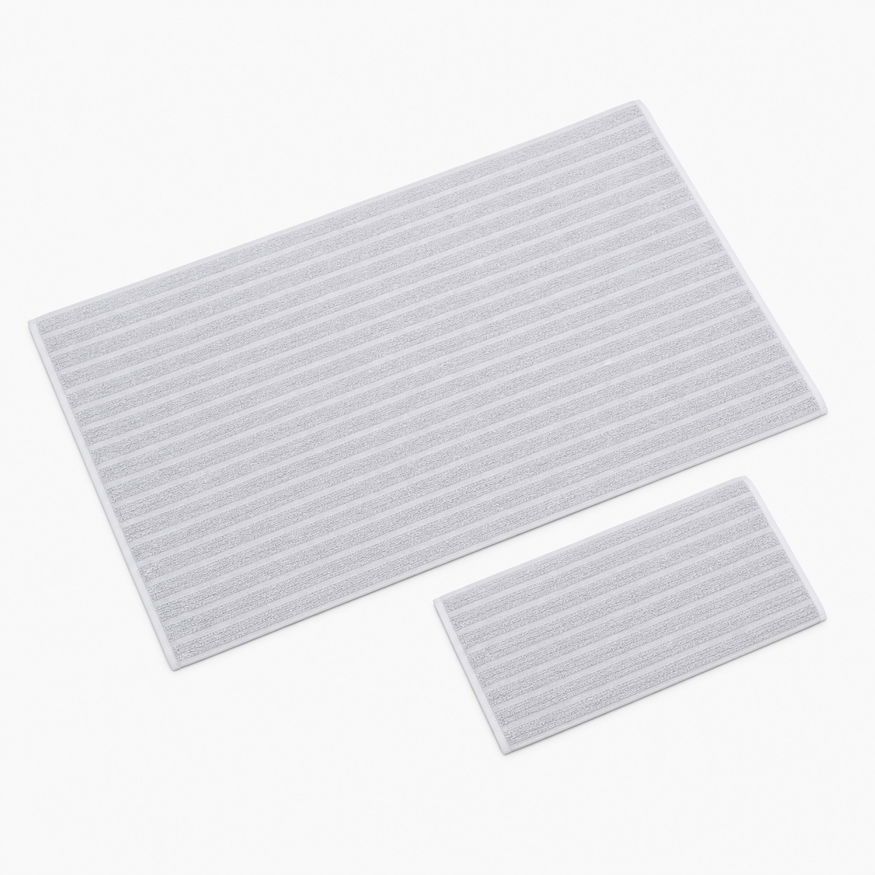 Duo de serviettes à fines rayures