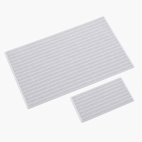 Duo de serviettes à fines rayures