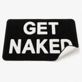 Tapis de bain graphique "Get Naked"