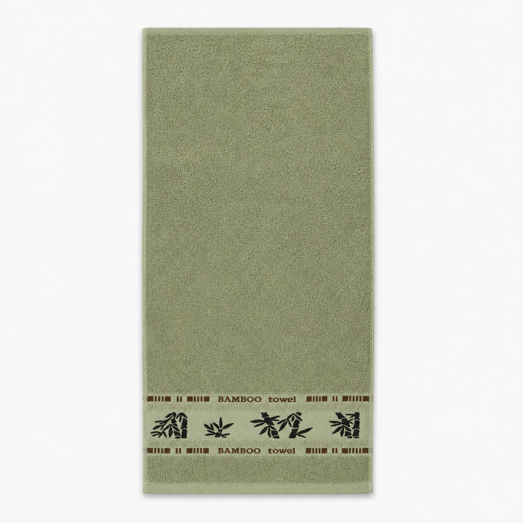 Serviette pour les mains à motif bambou
