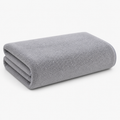 Serviette de bain unie au toucher velours