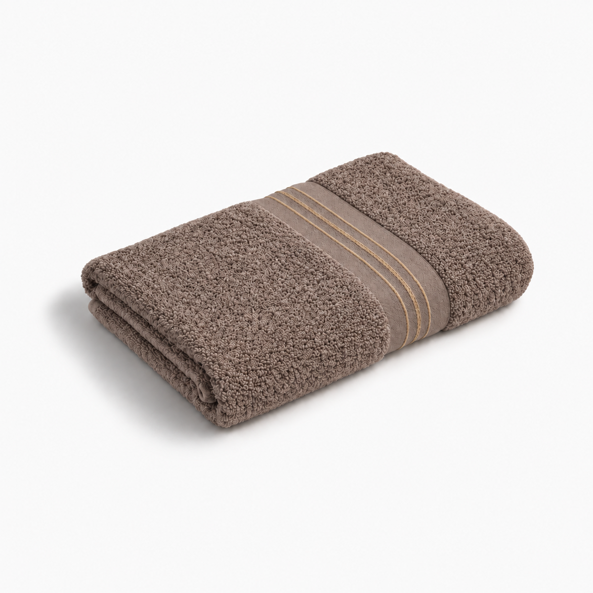 Serviette pour les mains à liserés dorés