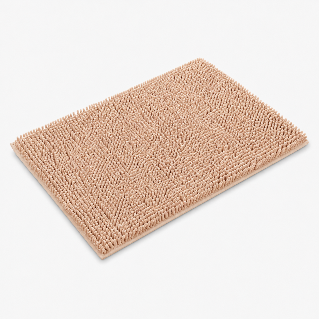 Tapis de bain en chenille moelleuse