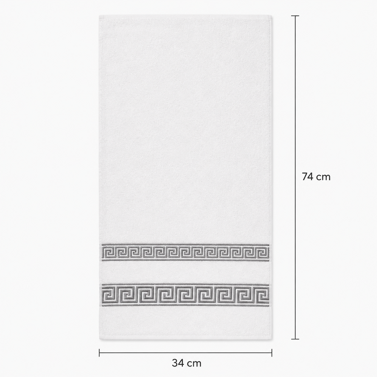 Serviette pour les mains à motifs élégants