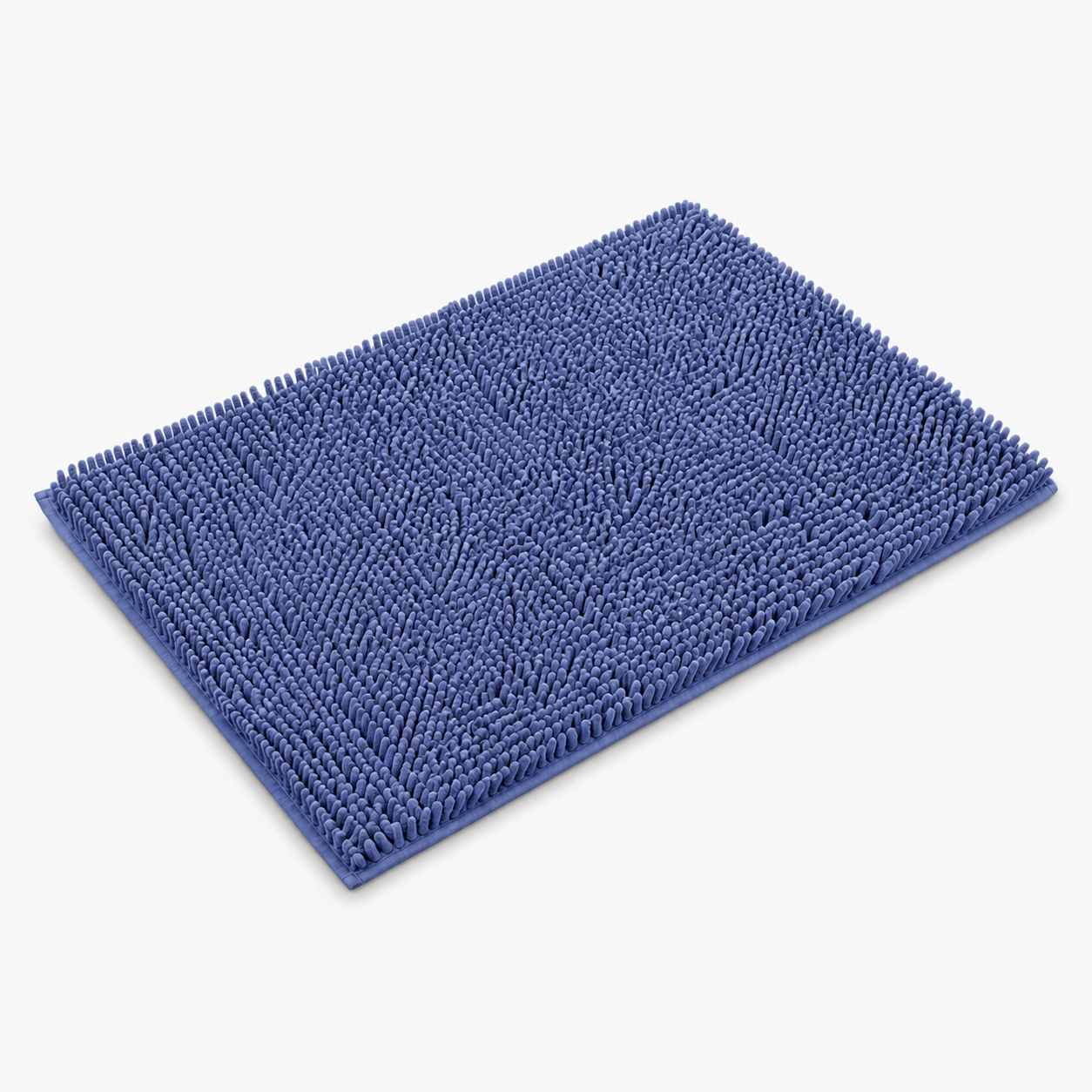 Tapis de bain en chenille moelleuse