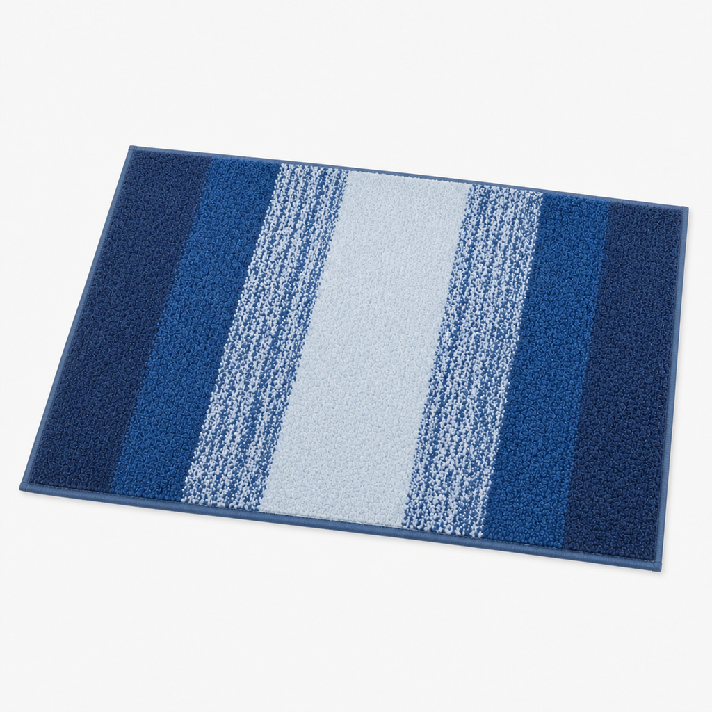 Tapis de bain à bandes dégradées