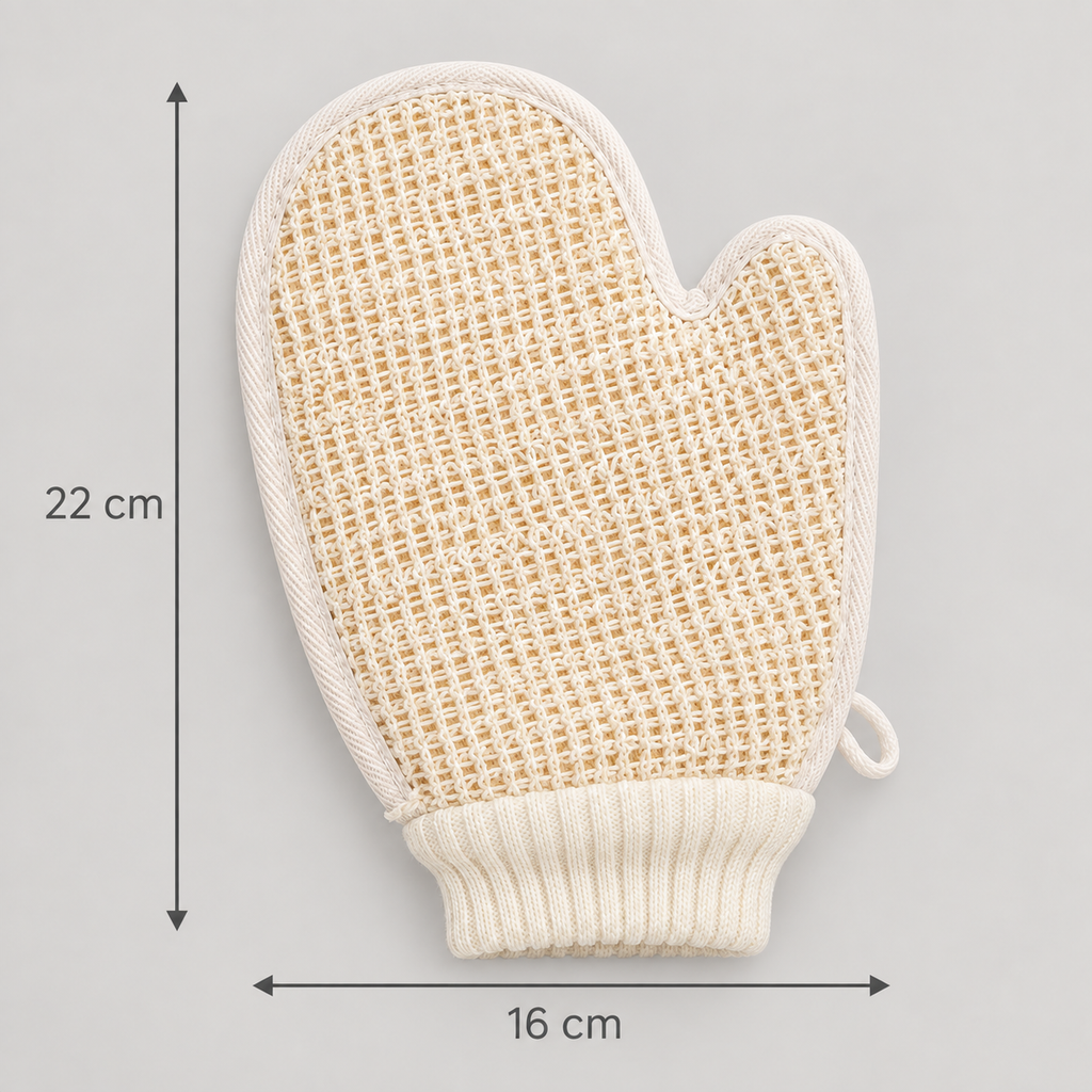 Gant exfoliant double face