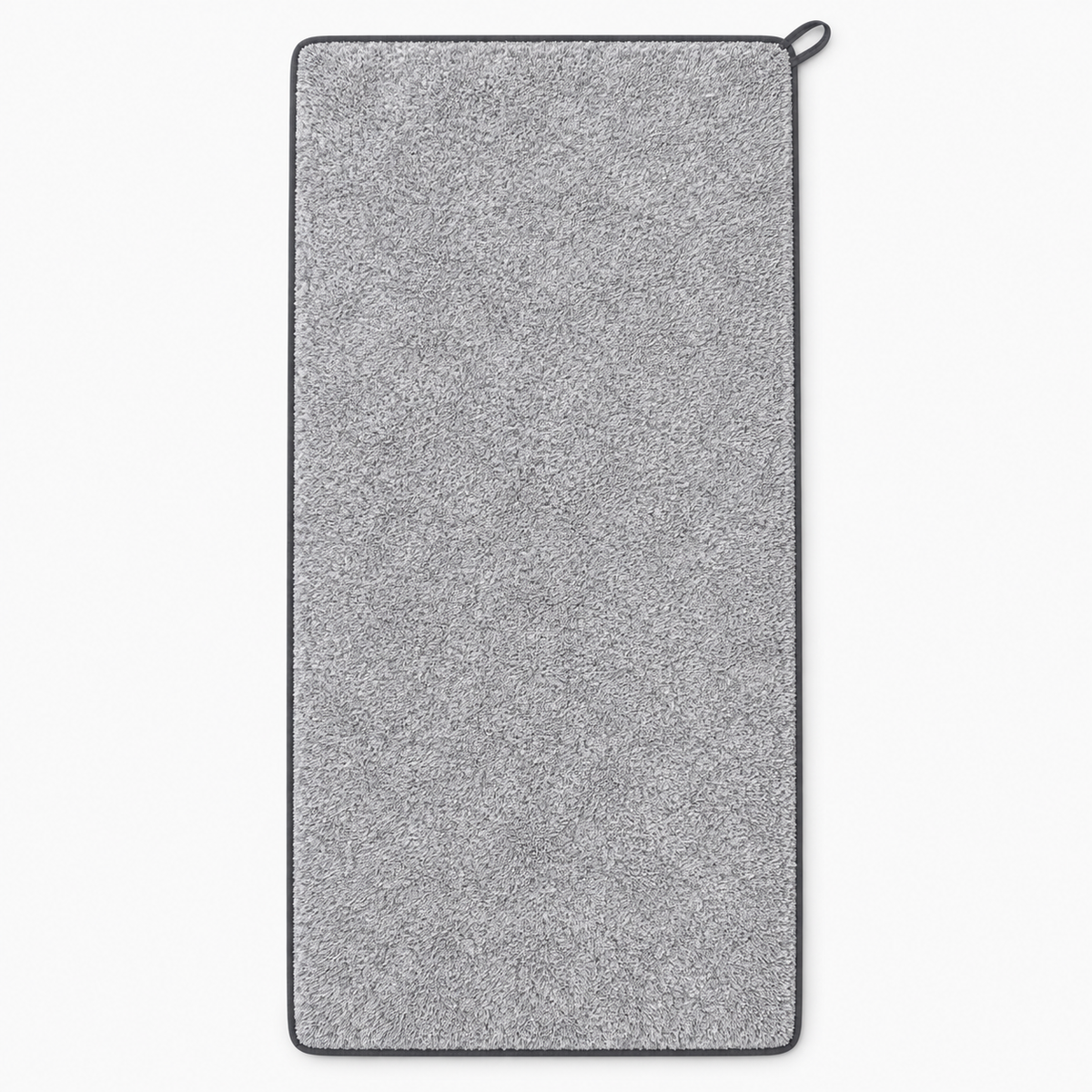 Serviette de bain grise effet chiné