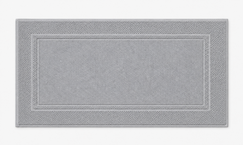Tapis de bain à double cadre tissé