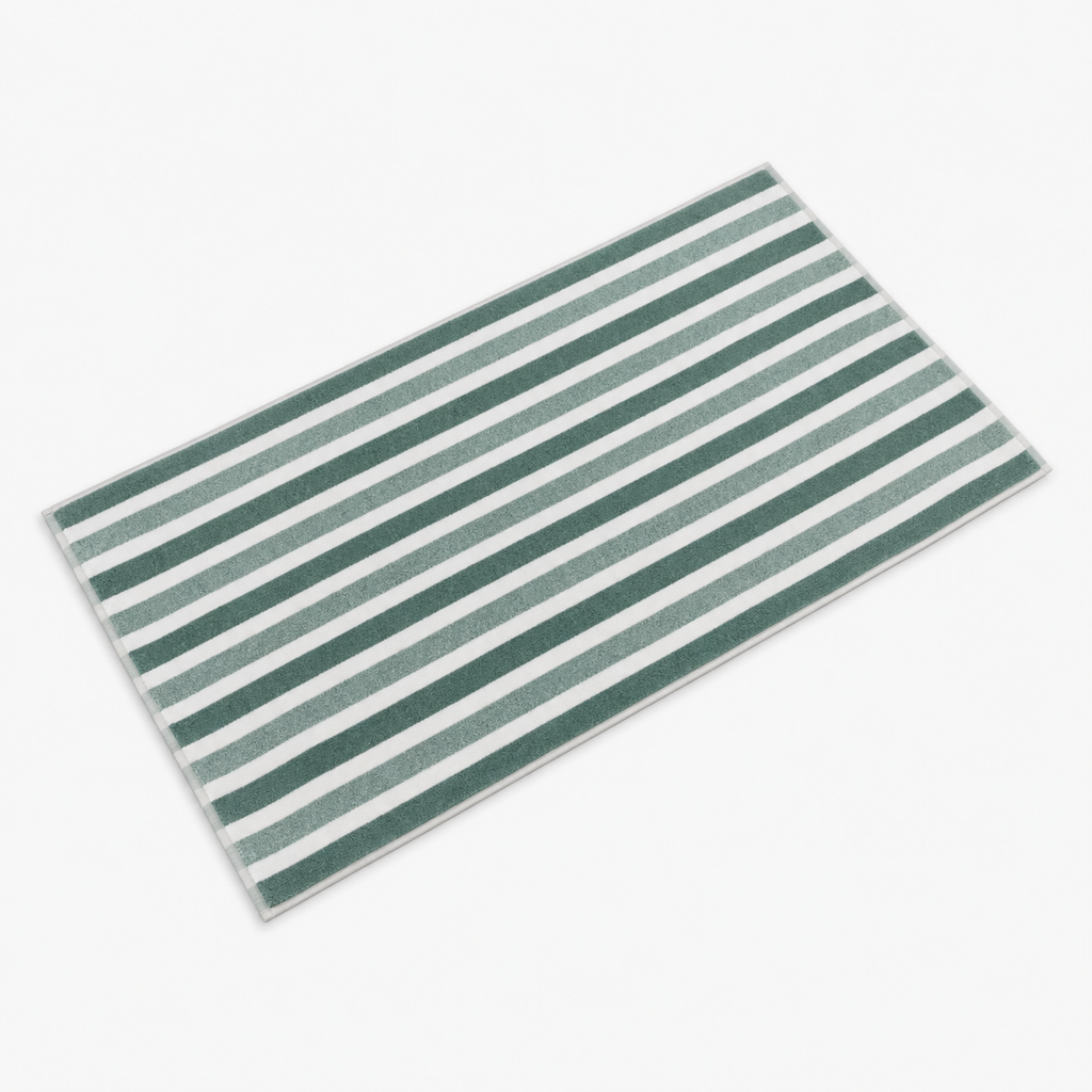 Serviette de bain à rayures