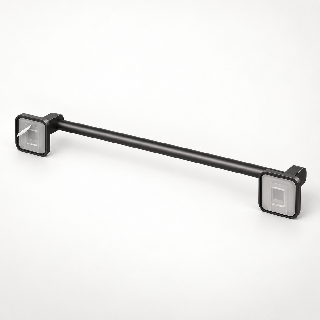 Porte serviettes mural finition graphite
