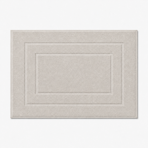 Tapis de bain à cadres concentriques