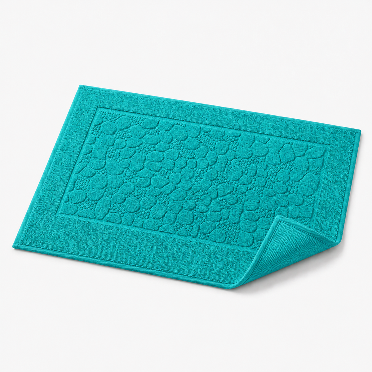 Tapis de bain à relief minéral