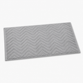 Tapis de bain texturé à motif chevrons
