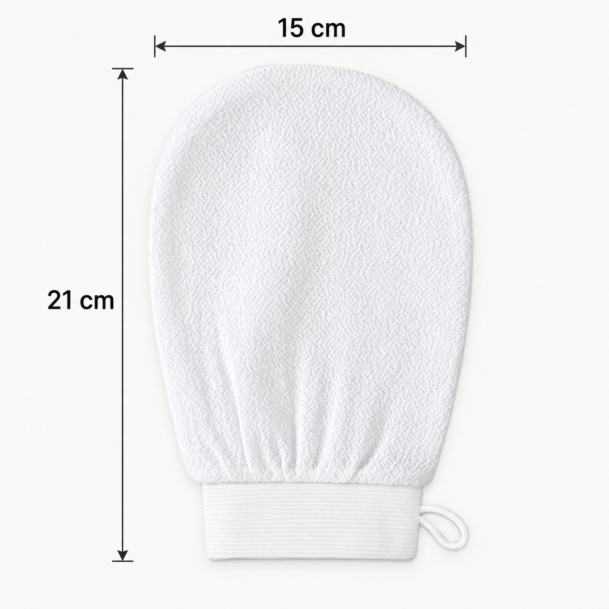 Gant exfoliant en fibres de viscose
