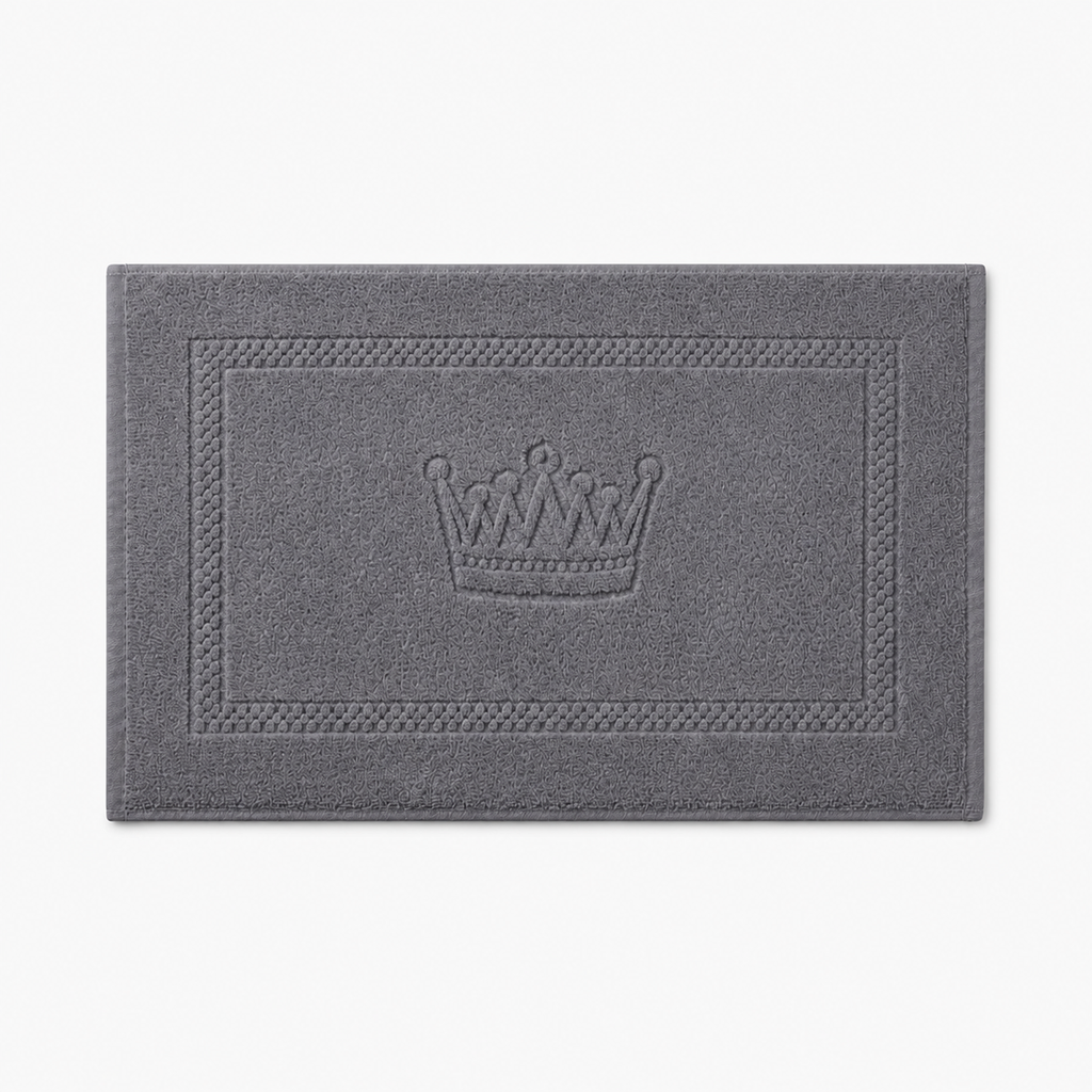 Tapis de bain à motif couronne
