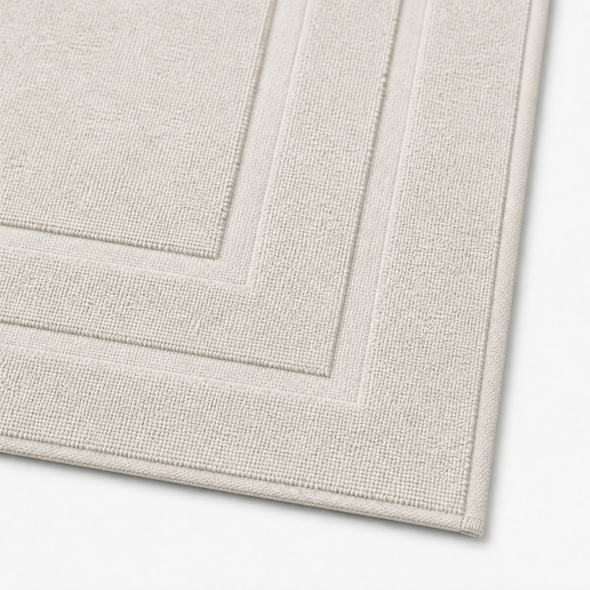 Tapis de bain à cadres concentriques