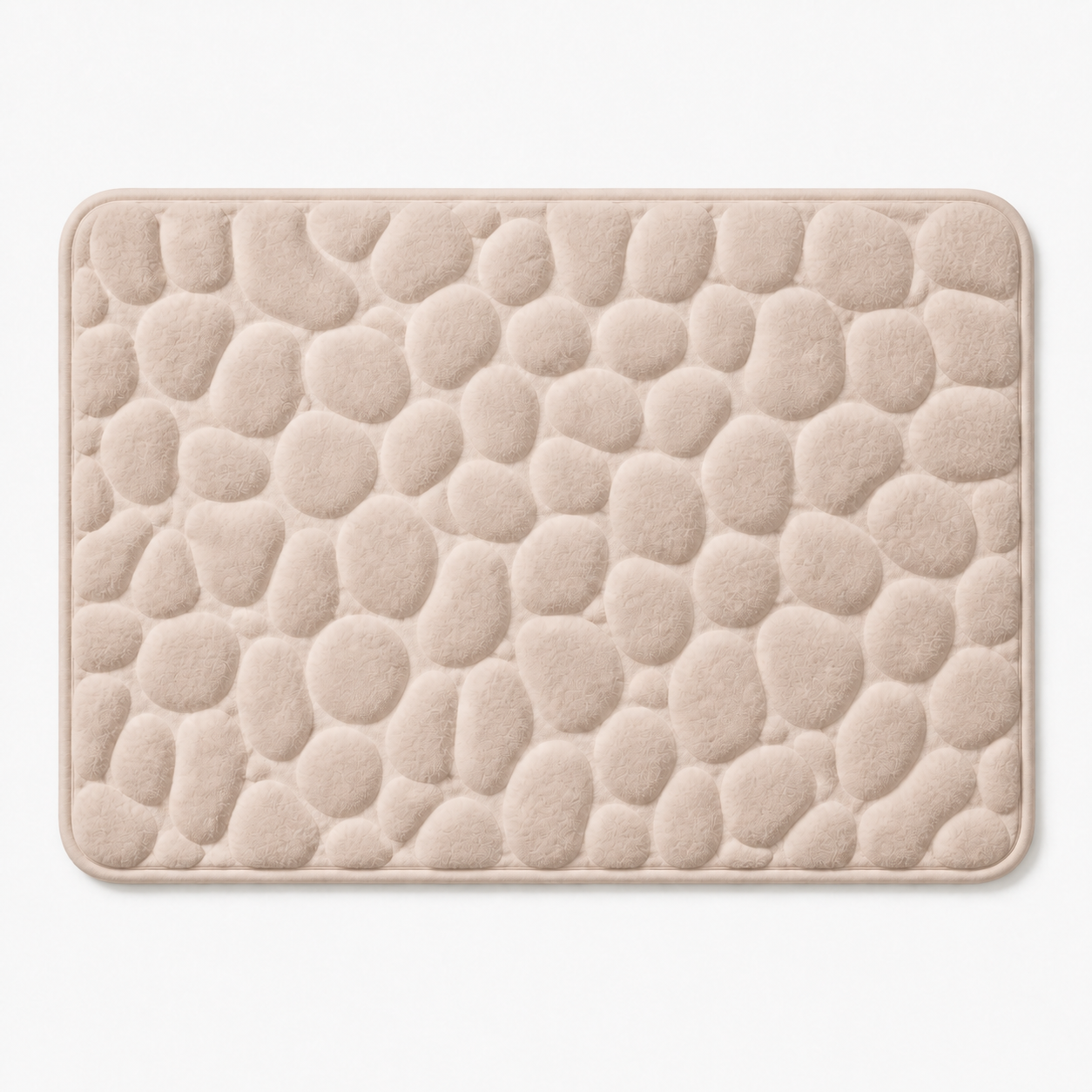 Tapis de bain effet pavé