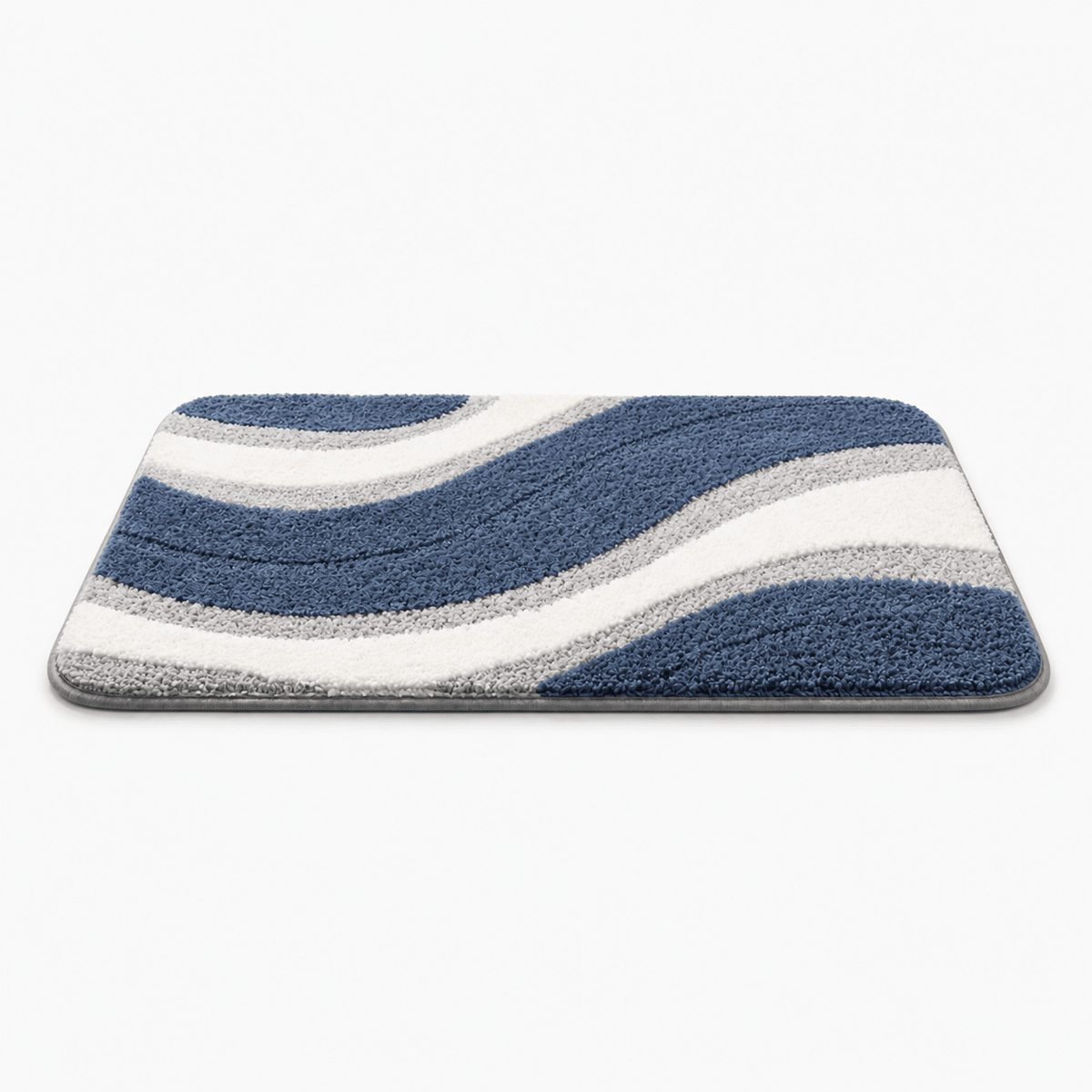 Tapis de bain - Tapis de bain à motif ondulé - Velune